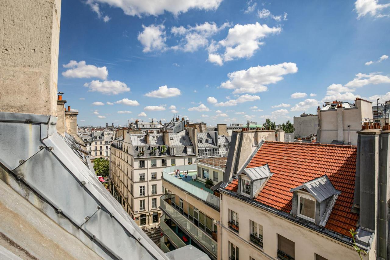 Paris Centre Dernier Etage Vue Ascenseur Apartamento Exterior foto
